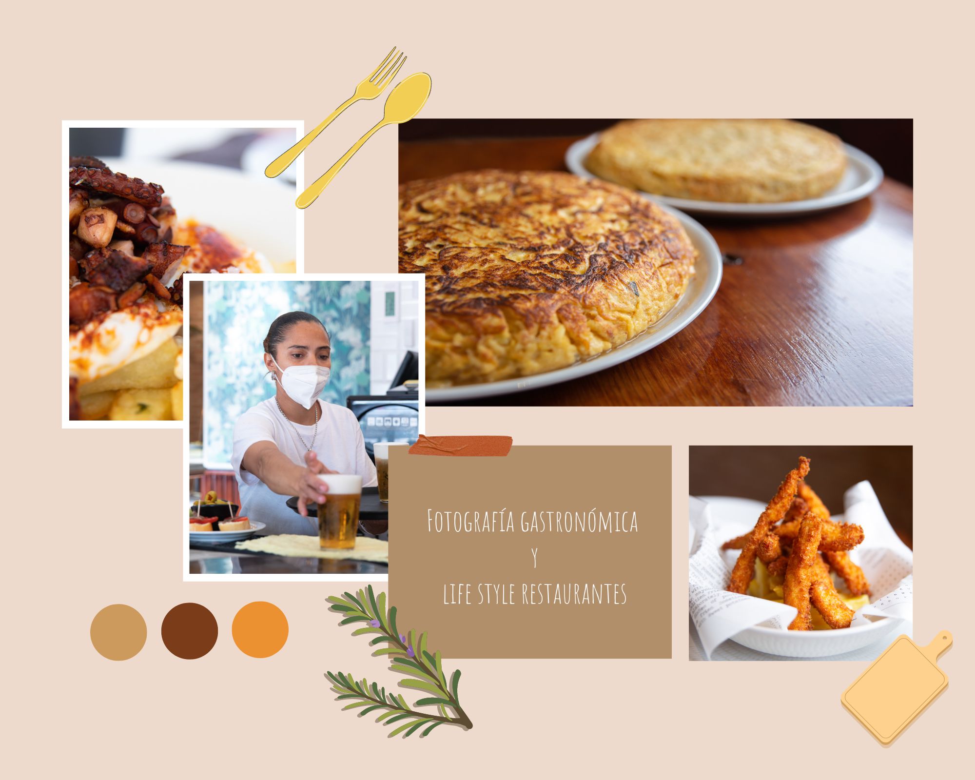 Brown Minimalist Home Decor Mood Boards photo Collage